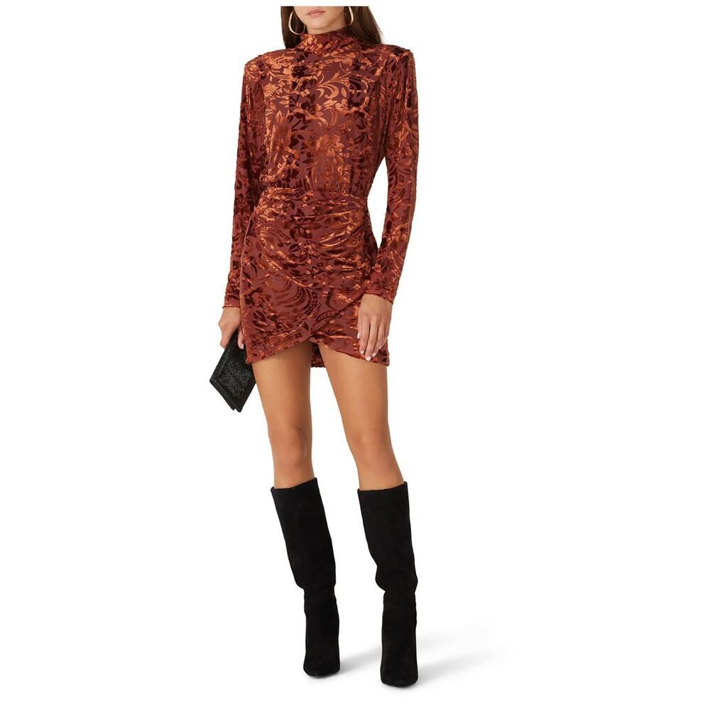 Nicole Miller Velvet Mini Dress Size 6